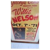 22x18 Framed Willie Nelson Poster