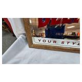 26x14 Beef Eater Mirrored Sign