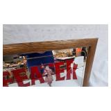 26x14 Beef Eater Mirrored Sign