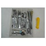 Flatware and Flatware Drawer Organizer
