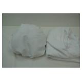 White Twin Sheet Set (fitted & flat)