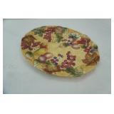 1 Large Ceramic Serving Tray. Fitz and Floyd Classics. Tuscan Villa