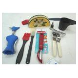 Can Opener, Wine Opener, Peeler, Ceramic Napkin Holder