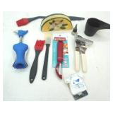 Can Opener, Wine Opener, Peeler, Ceramic Napkin Holder