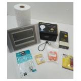 3 LED G25 Light-Bulbs, Other Bulbs, Paper Towels, Radio Shack Radio Controlled Clock & Thermometer