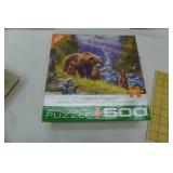 500pc Puzzle, Patchwork Game for 2 Players, Coasters & Stand, Picture Frames