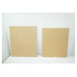 Jeneal Knapp 1994 Molded Paper Pulp Art. Framed. 2ct