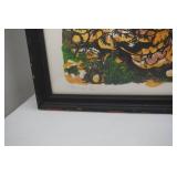 Carter Holman Paintings. "Fall of Falls" 71/100 & "The Great Shock (when wheat was wheat)" 7/75