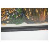 Carter Holman Paintings. "Fall of Falls" 71/100 & "The Great Shock (when wheat was wheat)" 7/75