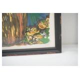 Carter Holman Paintings. "Fall of Falls" 71/100 & "The Great Shock (when wheat was wheat)" 7/75