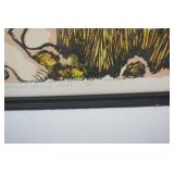 Carter Holman Paintings. "Fall of Falls" 71/100 & "The Great Shock (when wheat was wheat)" 7/75