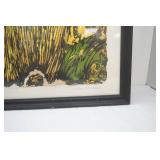 Carter Holman Paintings. "Fall of Falls" 71/100 & "The Great Shock (when wheat was wheat)" 7/75