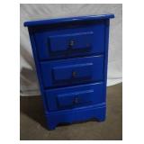 3-Drawer Wooden Night Stand