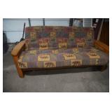 Wooden Futon with Mattress