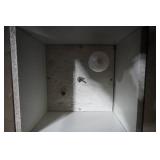 Mid-Century Modern Light-Up Display Pedestal w/Wooden Base