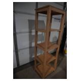 Wooden Shelf 19"x 15"x 59" tall