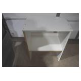 White Pressed Wood Shelf, Small Desk