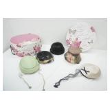 Vintage Ladies Hats. 5ct. Comes with Box