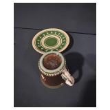 Kohler Inc. Teacups & Saucers Set - Blue/Green, 3 Cups + 3 Saucers