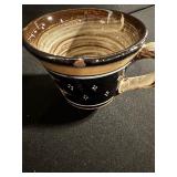 Kohler Inc. Teacups & Saucers Set - Blue/Green, 3 Cups + 3 Saucers