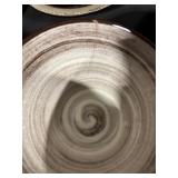 Assorted Ceramic Mugs & Bowls - Swirl Interiors, Green Rim