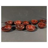 Brown Glazed Ceramic Bowls