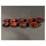 Brown Glazed Ceramic Bowls