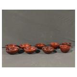 Brown Glazed Ceramic Bowls