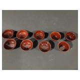 Brown Glazed Ceramic Bowls