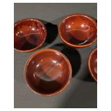 Brown Glazed Ceramic Bowls