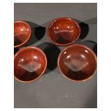 Brown Glazed Ceramic Bowls