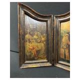 Quinten Massys Triptych Panel Set - Three Hinged Religious Scenes