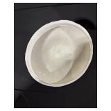 Floral Porcelain Covered Sugar Bowl With Lid And Two Handles