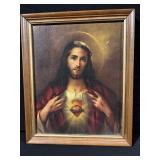 Sacred Heart Jesus Framed Print 8x10