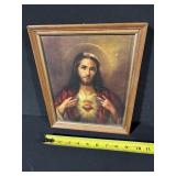 Sacred Heart Jesus Framed Print 8x10