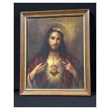 Sacred Heart Jesus Framed Print 8x10