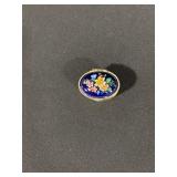 2x Glass Swan Figurines - Vintage Collectible Trinket Lot