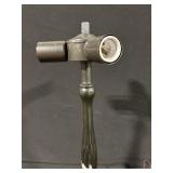 Antique-Style Table Lamp with Amber Glass Accents