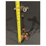 Antique-Style Table Lamp with Amber Glass Accents