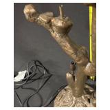 Bronze Tree Branch Lamp with Multiple Sockets