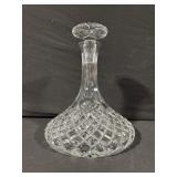 Crystal Cut-Pattern Decanter With Stopper