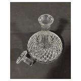 Crystal Cut-Pattern Decanter With Stopper