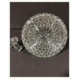 Crystal Cut-Pattern Decanter With Stopper
