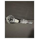 Crystal Glass Cabinet Knobs - Faceted Ball & Ribbed Cone