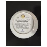 2x Fürstenberg Romantic Winter Impressions Plates - Ludwig Muninger