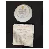 2x Fürstenberg Romantic Winter Impressions Plates - Ludwig Muninger