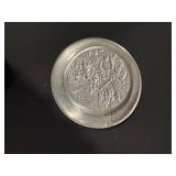 2x Fürstenberg Romantic Winter Impressions Plates - Ludwig Muninger