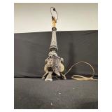 Antique Cast Iron Lamp Base - Ornate Victorian Style