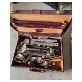 Wallpaper Kit With Tools In Wooden Box And Leather Case