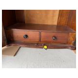 Broyhill Armoire Wardrobe with Carved Crest - Two Doors